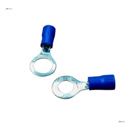 Kit Terminal Olhal Pré-isolado Azul 1,5-2,5mm M8+m10c/100pçs - 2