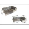 Sofá de Canto SFC_MM 010 que se Transforma em Sofá Cama de Casal Resistente e Confortável em Aquablo - 4