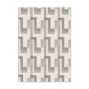 Ver imagem 7 de Tapete Sala Quarto Geométrico 3,00m X 2,00m Elegante Moderno Antiderrapante Luxo Decorativo Bege
