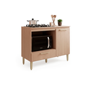 Ver imagem 3 de Balcão para Cooktop 1 Porta com 1 Gaveta Doma Freijó