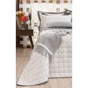 Ver imagem 4 de Cobre Leito Diana King Cinza 2,60x2,80 M Dupla Face 5 Peças