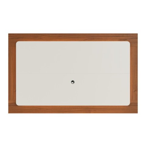 Painel para Tv até 75 Polegadas Oslo Off White e Canella 217cm