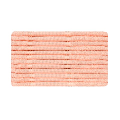 Kit 12 Toalhas Lavabo Rekint Perfeito Estilo Laranja
