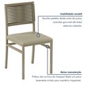 Ver imagem 7 de Kit 2 Cadeiras de Jantar Estofadas com Braços Corda Náutica Veneza Bege Rami/Pérola