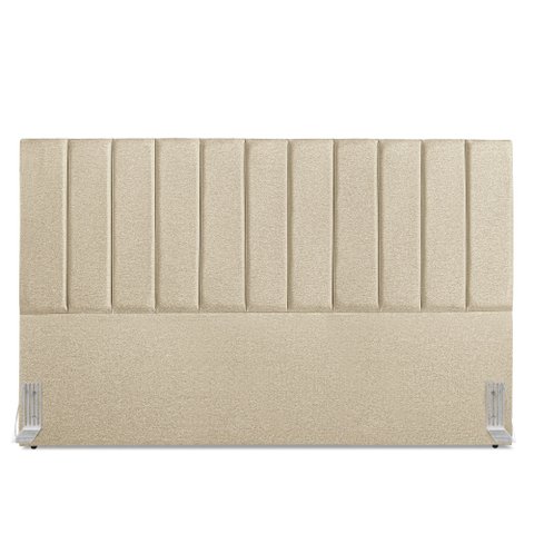 Cabeceira Estofada King Carla 195cm Linho Bege