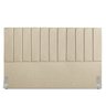 Cabeceira Estofada King Carla 195cm Linho Bege - 1