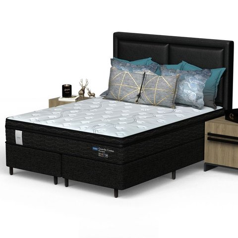 Conjunto Box Mola Ensacada Probel Guarda Costas Munique King 193x56cm