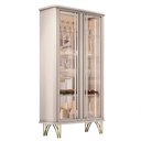 Ver imagem 4 de Cristaleira Decorativo com Led Portas de Vidro Texas Off White G26 - Gran Belo Cristaleira Texas