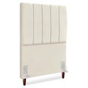 Ver imagem 1 de Cabeceira Solteiro 100 Cm com Frame Carla Suede Bege Artte