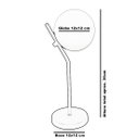 Ver imagem 4 de Abajur Luminária De Mesa Aro Jabuticaba Globo Orby Dourado