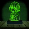 Luminária Led 3d Mirai Kuriyama Kyoukai no Kanata Verde - 2