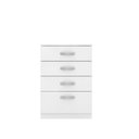 Ver imagem 7 de Conjunto Quarto Guarda Roupa e Comoda Pescara Branco Rosa