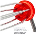 Ver imagem 7 de Rolo 23cm Poliamida + Suporte Rolo 23cm + Bandeja para Pintura 2,7l + 3 Lixas 120 + 3 Lixas 100 + Fi