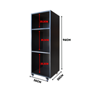 Ver imagem 5 de Estante para Disco Ld Vinil Retrô Preta