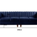Ver imagem 3 de Sofá 4 Lugares Decoração Retrô Clássico Realeza Chesterfield