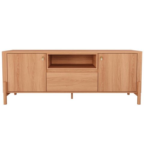 Rack Bancada para Tv de até 70" 2 Portas 1 Gaveta Gleyce Jequitiba