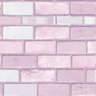 Papel de Parede Adesivo Tijolo Tijolinho Rosa Claro - 4