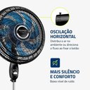 Ver imagem 5 de Ventilador de Coluna Mondial 40cm Super Turbo 8 Pás Vtx-40c-crystal Preto Azul 220v