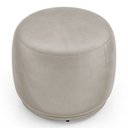 Ver imagem 3 de Puff Decorativo Orgânico Living Molly Redondo Veludo Bege - Abmaza