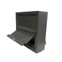 Ver imagem 2 de Caixa de Correio Caixinha Correspondência Portão Grade Horizontal:cinza