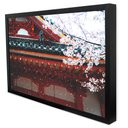 Ver imagem 2 de Quadro Decorativo Caixa Templo Japão Tacolado Moldura Caixa 3cm Madeira com Vidro 60 X 90cm