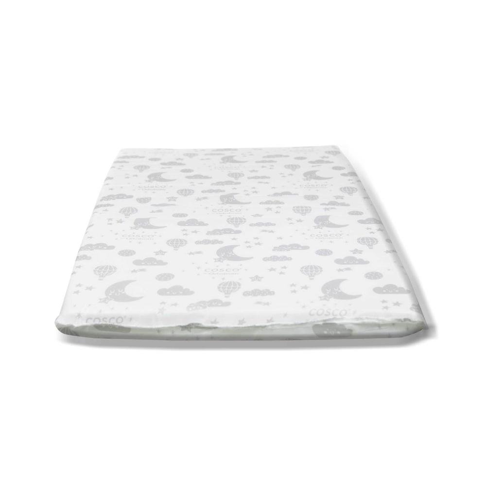 Colchonete para Berço TAM 3 (101x66x4) Cosco Branco Estampado - 2