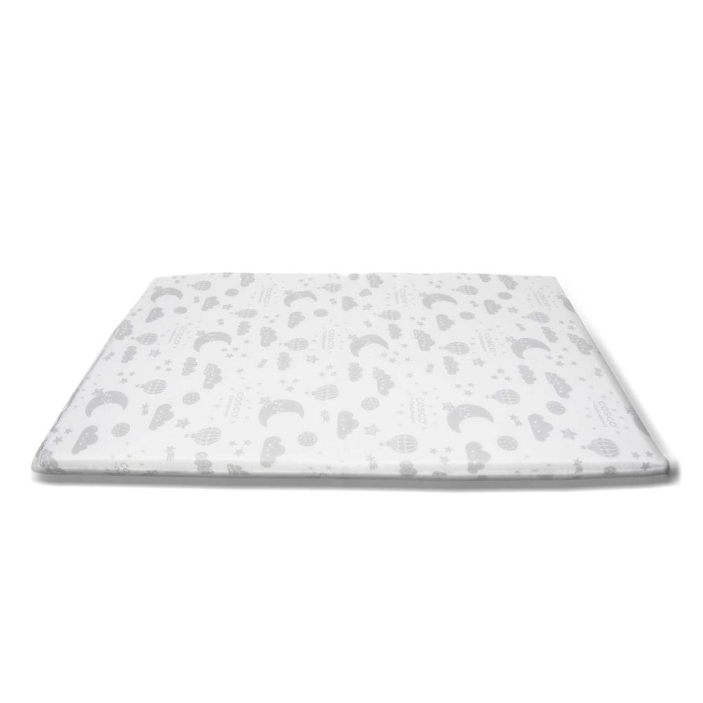 Colchonete para Berço TAM 3 (101x66x4) Cosco Branco Estampado - 3