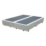 Cama Base Box King Bipartido Sintético Branco 27x193x203 - 1