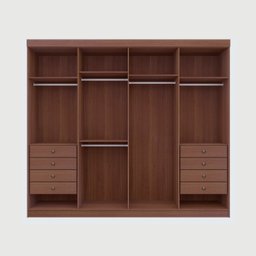 Guarda-Roupa Casal MDF 8 Portas Império - 7