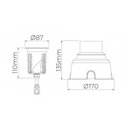 Ver imagem 3 de Embutido de Solo LED Stella S.Ground 11,5W com Caixa de Instalação e Antiofuscante Bivolt 3000k -
