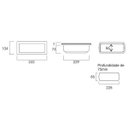 Ver imagem 4 de Plafon Externa Embutida sem Grade Germany