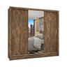Guarda-Roupa Casal 3 Portas com Espelho Porto Plus Espresso Móveis - 3