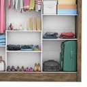 Ver imagem 5 de Guarda-Roupa Casal 3 Portas com Espelho Porto Plus Espresso Móveis