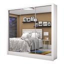 Ver imagem 3 de Guarda-Roupa Casal 3 Portas com Espelho Santiago Premium Espresso Móveis Branco