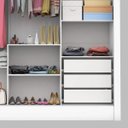 Ver imagem 7 de Guarda-Roupa Casal 3 Portas com Espelho Santiago Premium Espresso Móveis Branco