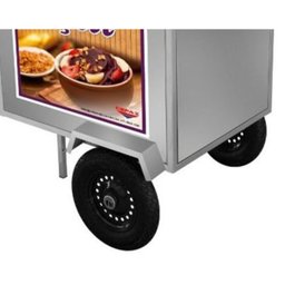 Carrinho de Salada de Frutas Açaí Inox com Guarda Sol Cefaz - 4
