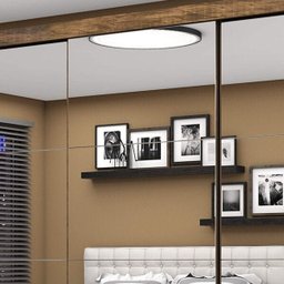 Guarda-Roupa Casal 3 Portas com Espelho Santiago Premium Espresso Móveis - 8