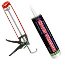 Ver imagem 1 de Kit Silicone Estrutural Preto 400g Sbrix com Aplicador