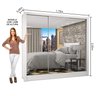 Guarda-Roupa Casal 3 Portas com Espelho Porto Premium Espresso Móveis - 4