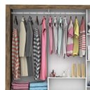 Ver imagem 5 de Guarda-Roupa Casal 3 Portas com Espelho Porto Premium Espresso Móveis