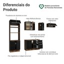 Ver imagem 4 de Armário de Cozinha Completa 270 cm Rustic/Preto Lux Madesa 10