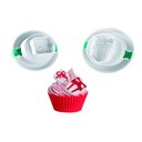 Ver imagem 1 de Kit 2 Cortadores Presente 3d Confeitaria Biscoito Silikomart