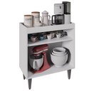 Ver imagem 3 de Balcão Buffet para Sala de Jantar Cozinha 2 Portas Lice M05 Branco - Inoviza