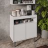 Balcão Buffet para Sala de Jantar Cozinha 2 Portas Lice M05 Branco - Inoviza - 2