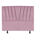 Ver imagem 2 de Cabeceira Estofada Bélgica 140cm Casal Para Cama Box Quarto Suede Rosa Bebê - Gat Magazine