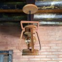 Ver imagem 3 de Luminária Lustre Pendente 1 Lampião 110/220 V
