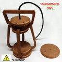 Ver imagem 7 de Luminária Lustre Pendente 1 Lampião 110/220 V