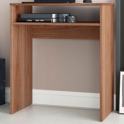 Mesa Escrivaninha 1 Prateleira Castanho Bc 95 - Brv Móveis - 1