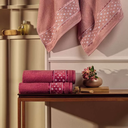 Ver imagem 2 de Toalha de Banho Charme Prata 68cm X 1,35m