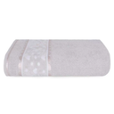 Ver imagem 1 de Toalha de Banho Charme Prata 68cm X 1,35m